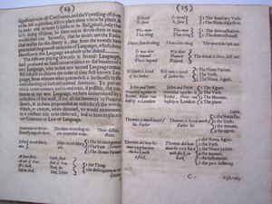 BT3.206.24 Páginas da obra de base, ou fundação colocada, (ou assim pretendido) para o enquadramento de uma nova linguagem perfeita: e uma universal ou commonwriting por Francis Lodowyck, publicado em Londres, 1652 de English School