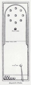Mesa Bagatelle (litho) de English School
