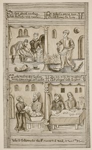 Padeiros de York, 1595-1596 (foto sépia) de English School