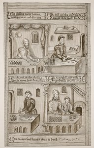 Padeiros de York, 1595-1596 (foto sépia) de English School