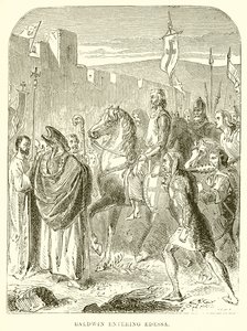 Balduíno entrando em Edessa (gravura) de English School