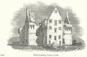 Ballyromney Court, Cork (gravura) de English School