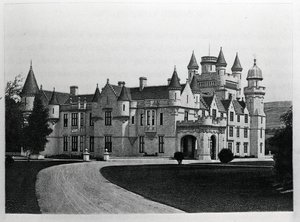 Castelo de Balmoral (lito) de English School