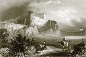 Castelo Bamborough de English School