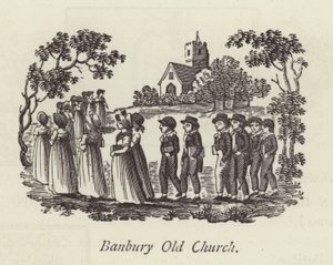 Banbury Old Church (gravura) de English School