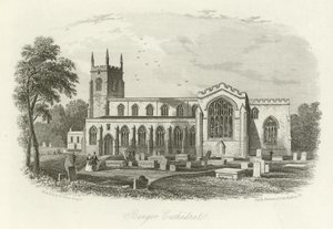 Catedral de Bangor, norte do país de Gales de English School