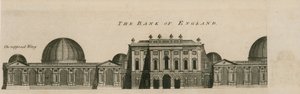 Banco da Inglaterra, West Wing adicionado por Sir Robert Taylor, 1783 de English School
