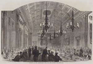 Banquete na peixaria no Dia do Senhor Prefeito (gravura) de English School