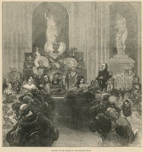 Banquete dos prefeitos na mansão de English School