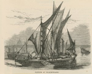Barcaças em Blackfriars de English School