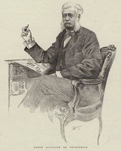 Barão Alphonse de Rothschild (gravura) de English School
