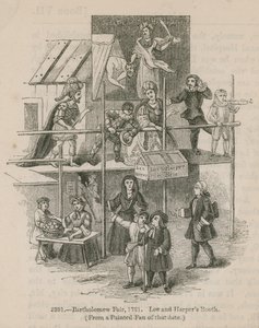 Feira de Bartolomeu, 1721; Lee e Harpers Booth de English School