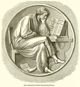Baixo-relevo em Collinss Monument, por Flaxman de English School