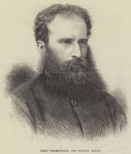 Basil Wereschagin, o Artista Russo (gravura) de English School