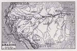 Bacia das Amazonas (litho) de English School