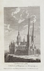 Catedral de Bayeux, Normandia, 1819 de English School
