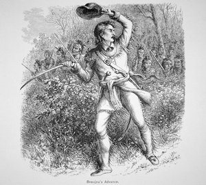 O avanço de Beaujeu (gravura) de English School