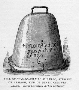 Sino de Cumascach Mac Aillelo, regente de Armagh, final do século IX, ilustração da breve história do povo inglês por JR Green, publicado em 1892