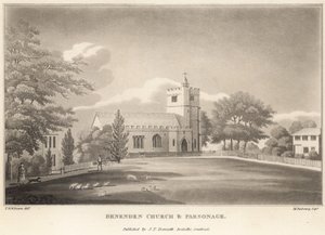 Igreja de Benenden e casa paroquial de English School