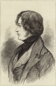 Benjamin Disraeli em 1837 de English School