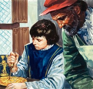 Bem-vindo Cellini como um menino de English School