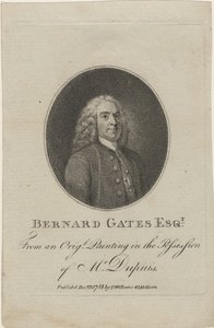 Bernard Gates, 1784 (stipple engraving) de English School