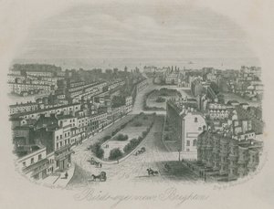Pássaros olho vista de Brighton de English School