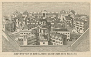 Pássaros olho vista da prisão de campos de Tothill de English School