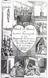 &39;Blood for Blood, ou Murher Revenged em 35 Tragicall Historyes, alguns dos quais têm o produto de nossos tempos&39;, 1661 de English School