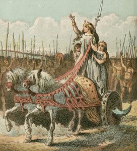 Boadicea e seu exército de English School