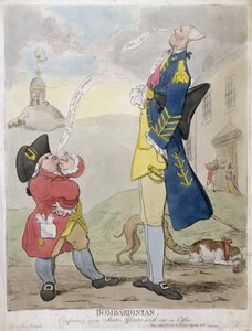 Bombardinoso (gravura à mão colorida) de English School