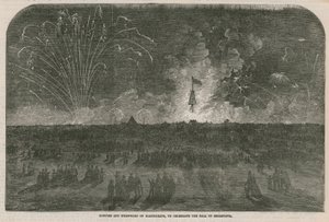 Fogueira e fogos de artifício em Blackheath de English School