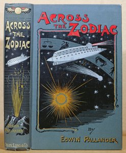 Capa do livro Do outro lado do zodíaco, escrito por Edwin Pallander em 1893 de English School