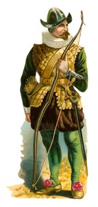 Bowman da época da rainha Elizabeth I, 1559-1603 de English School