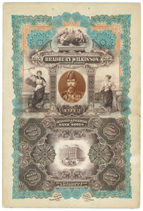 Bradbury Wilkinson & Co, designers e gravadores de notas bancárias de English School