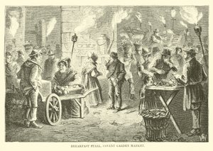 Tenda de café da manhã, Covent Garden Market de English School