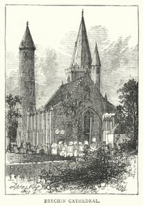 Catedral de Brechin (gravura) de English School
