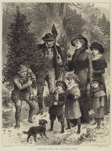 Trazendo para casa A Árvore de Natal (gravura) de English School