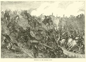 Criando as armas da Prússia, agosto de 1870 de English School