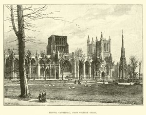 Catedral de Bristol, da faculdade verde de English School