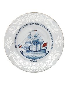 Placa Bristol Delft, provavelmente Richard Frank de Redcliffe de English School