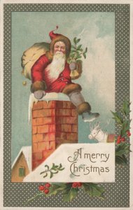 Cartão de Natal britânico de English School