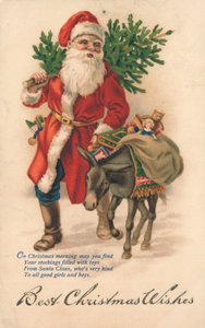 Cartão de Natal britânico de English School