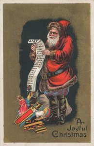 Cartão de Natal britânico de English School