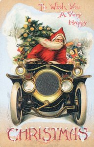 Cartão de Natal britânico de English School
