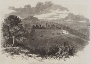 Brolio, a Sede Ancestral da Família Ricasoli (gravura) de English School