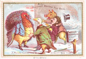 Trazido Antes Do Bico, Cartão De Natal de English School