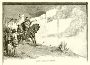 Brutus antes de Xanthus de English School