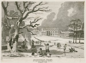 Buckingham House, o Palácio de Sua Majestade a Rainha Charlotte, St Jamess Park de English School