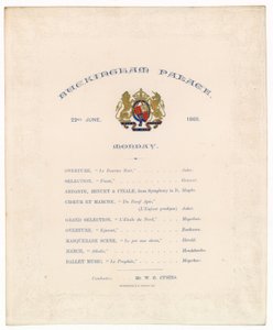 Concerto do Palácio de Buckingham, 22 de junho de 1868 de English School